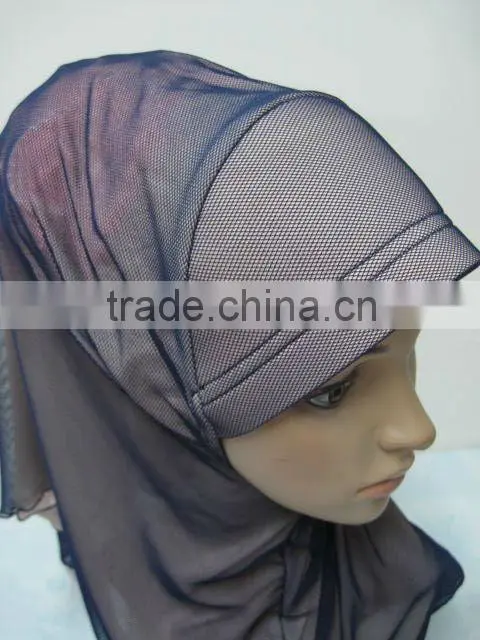 A556 Fashion modern HIGH QUALITY ISLAMIC HEADSCARF ONE PIECE LONG MUSLIM HIJAB