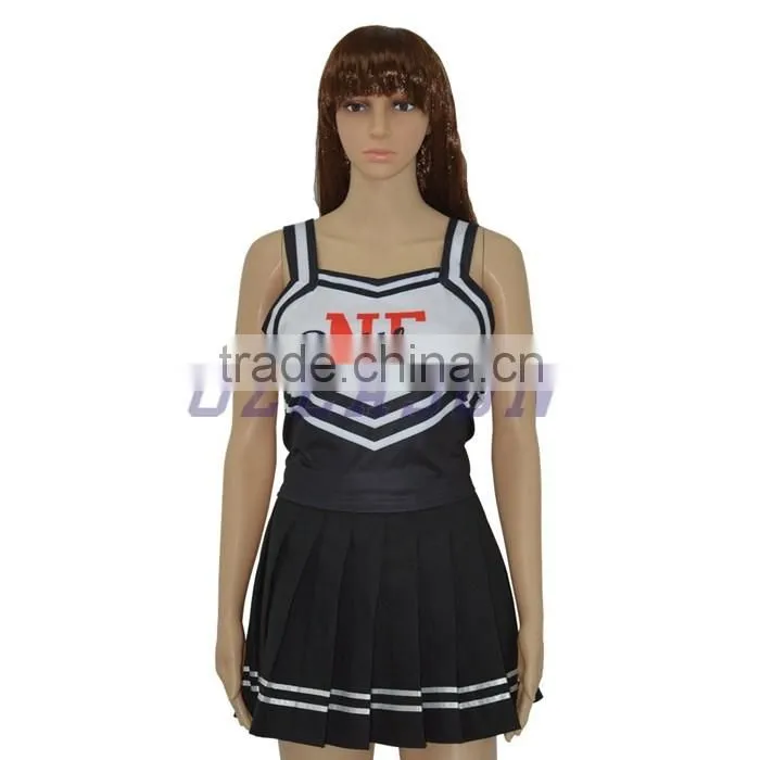 Fashion women custom sublimation netball uniforms/cheerleading uniform