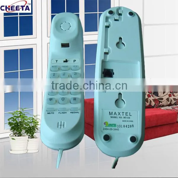 Corded wall mount analog telephone