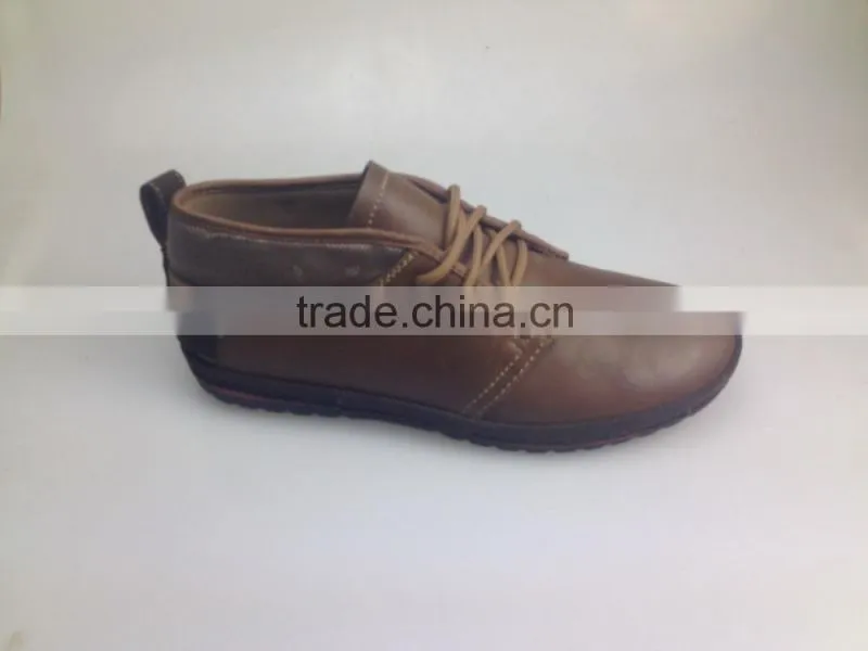 2016 men brown black color leather upper rubber outsole light boot italiy styles