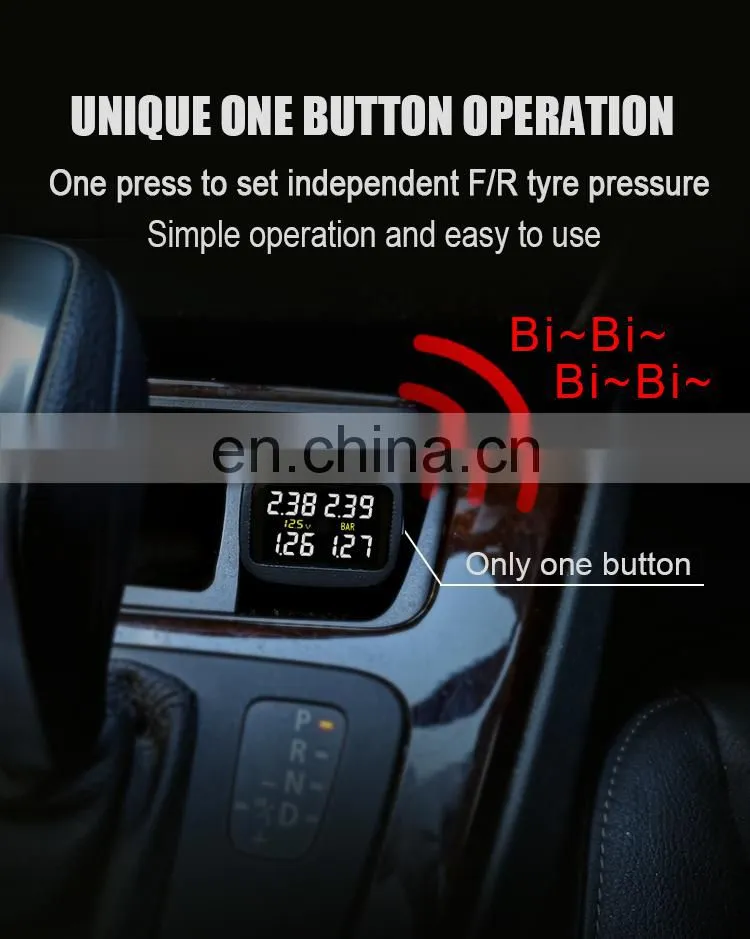 Promata Real-time cigarette plug 433 MHZ wireless tire pressure monitoring system