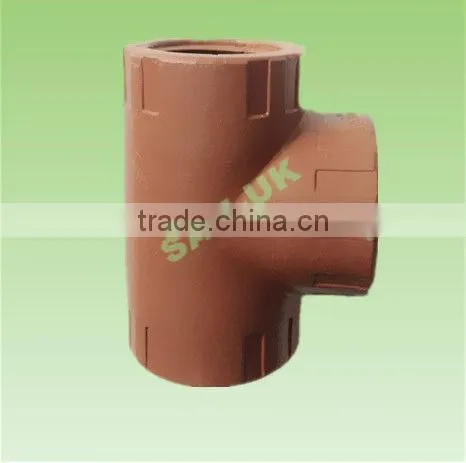 taizhou factory FEMALE ELBOW orange color 1"