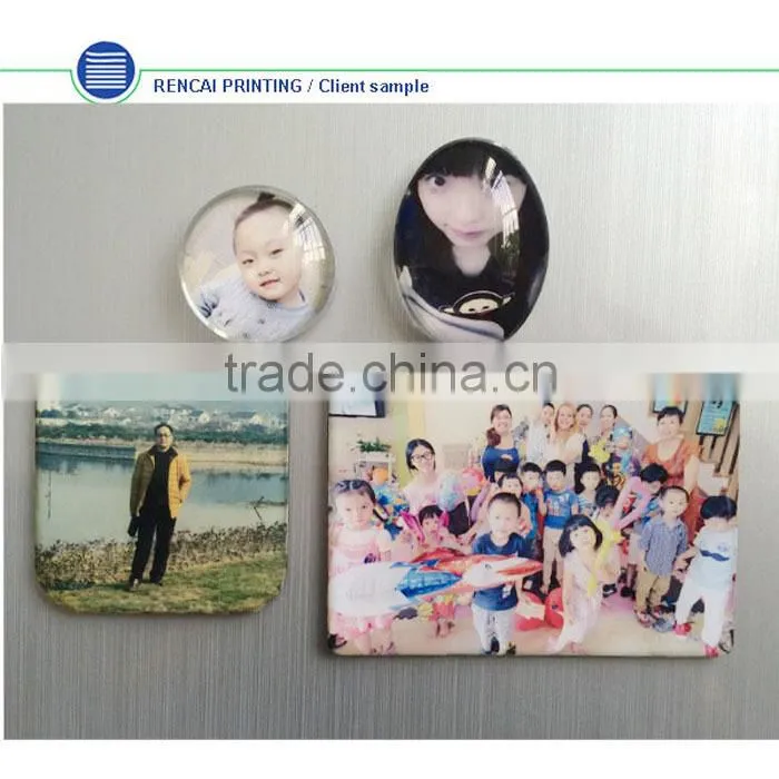 80mm size Custom metal fridge magnet