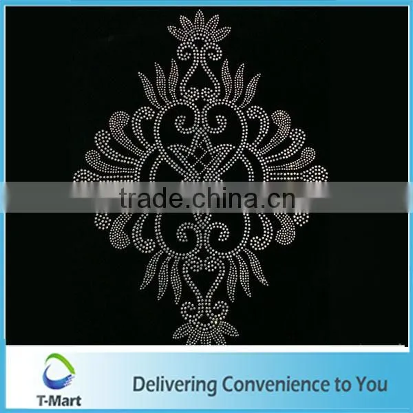 2015 new design t-shirt rhinestone designs
