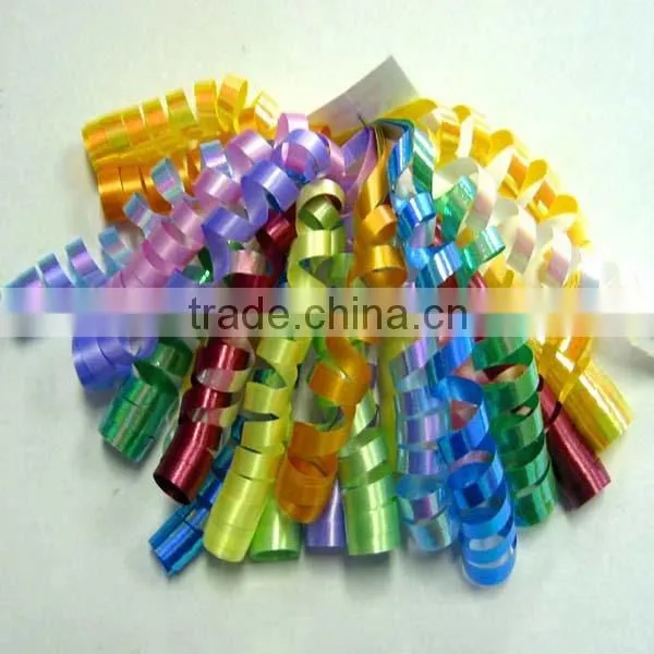 HOT Sale !Curly Ribbon Bow With Clip For Girls Kids Hair Decoration