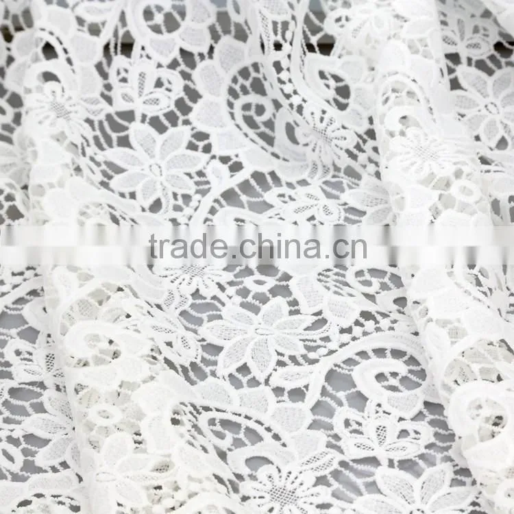Fashion promotional custom latest new fashion embroidery net dress embroidered bridal fabric designs