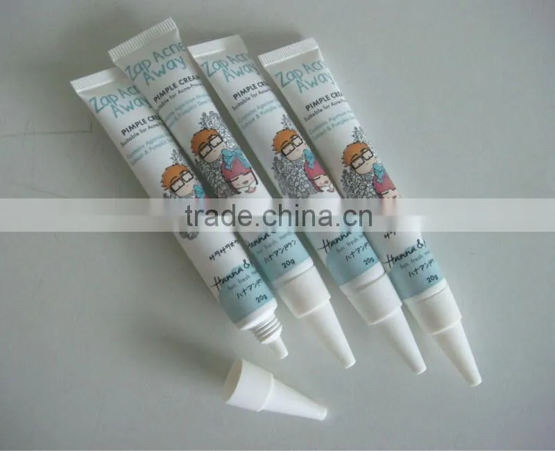 Small Plastic Tube for Cream packing, 5ml-20ml Cosmetic Tubes