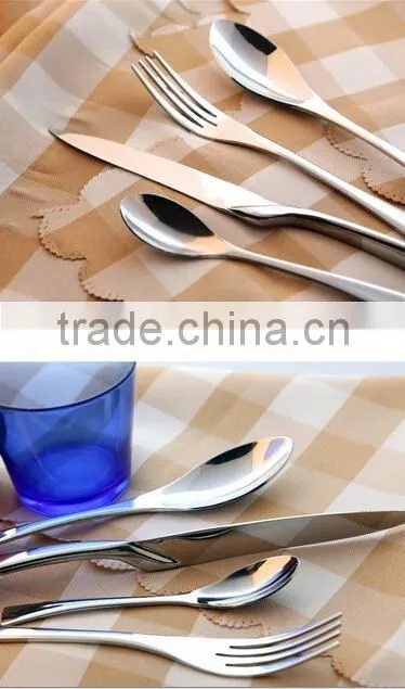 4pcs chrome color Tableware China Manufacturer wholesale