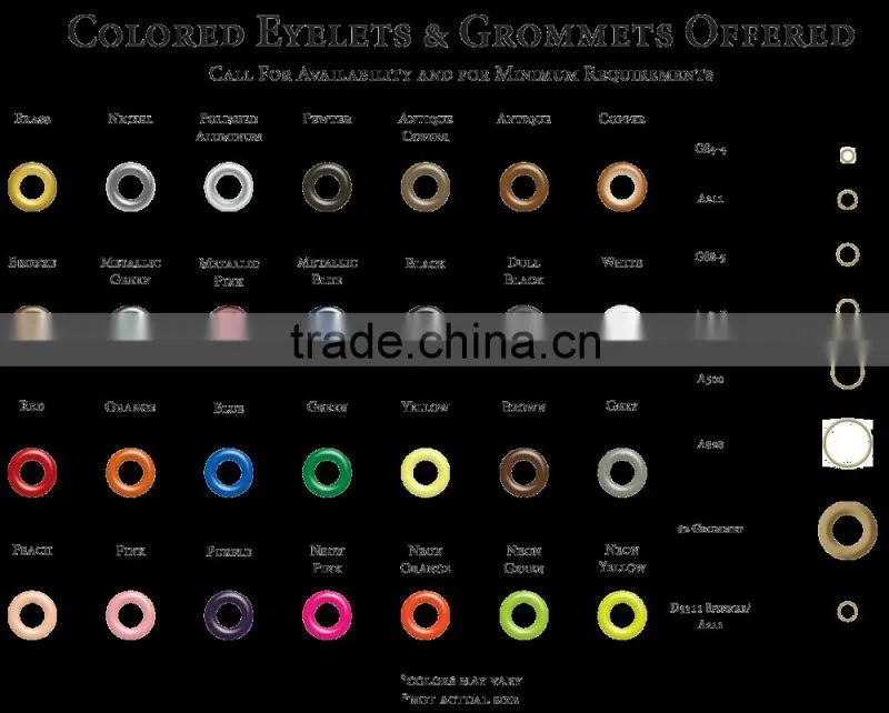 Bottom price Crazy Selling nickel free eyelet