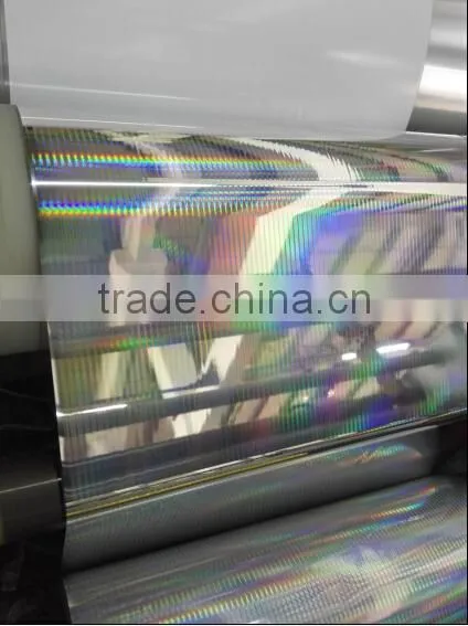 Holographic film self adhesive sticker