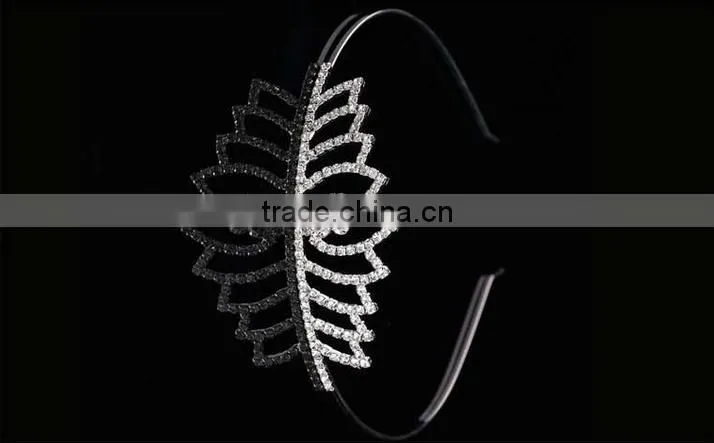 Handmade Luxury Wedding Rhinestone Bridal Crystal Tiara Bridal Crown