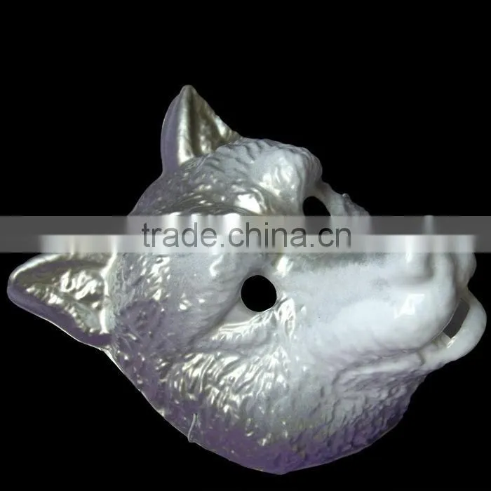 Hand Painted Plastic Dog Mask