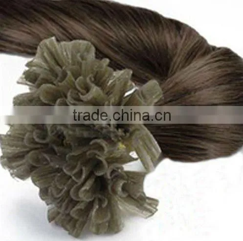Brazilian Hair Extension, U Tip Prebonded Hair Extension
