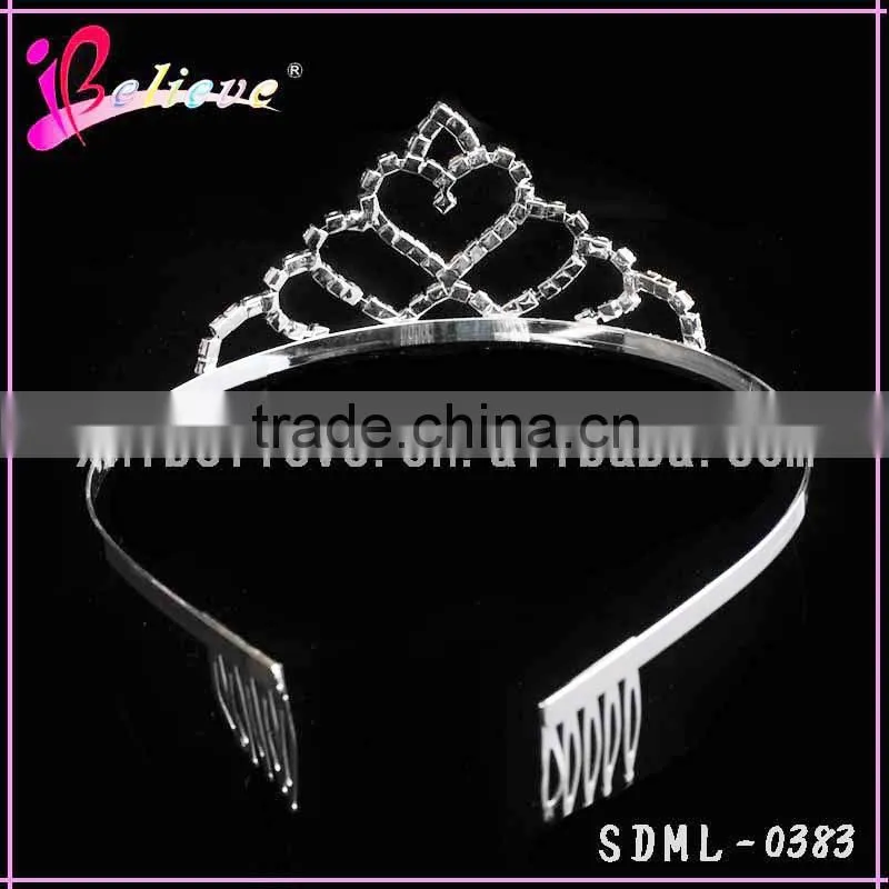 Elegant bling princess crown made in China wedding crown,queen crown for sale
