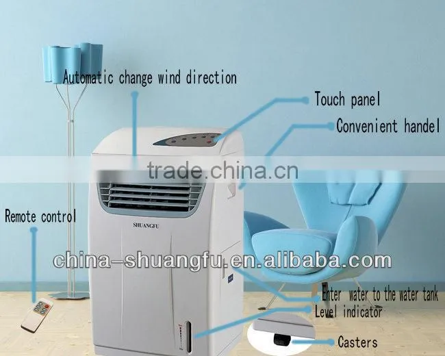 Portable electric room ac cooling fan Room portable evaporative electrical panel cooling fan
