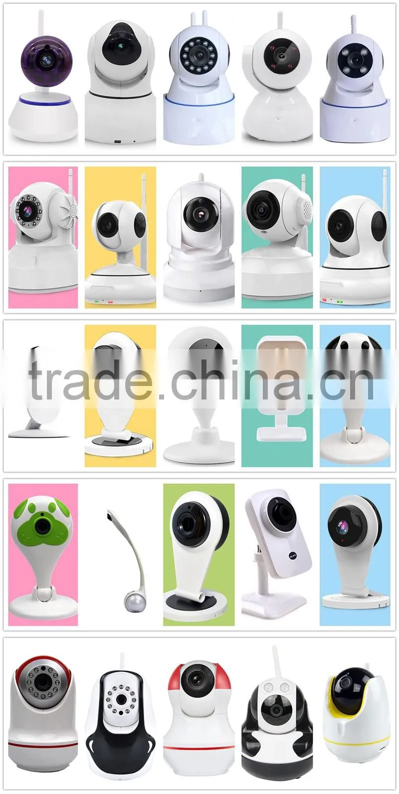 Single antenna with alarm function IP camera home security wireless wifi ip camera