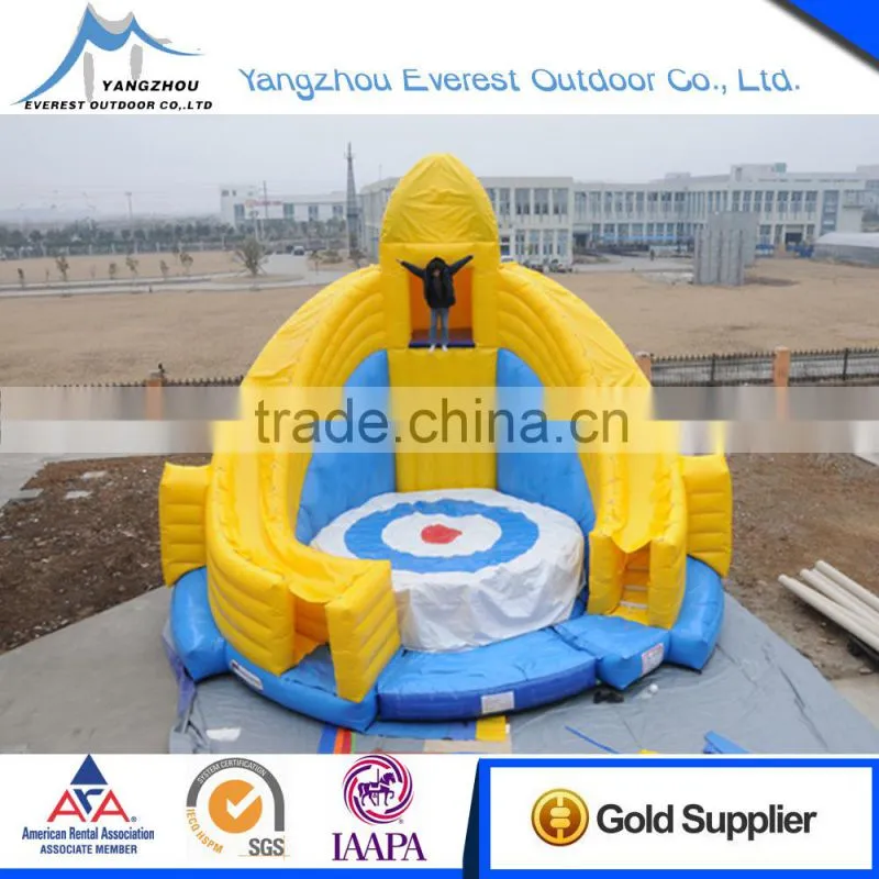 high quality inflatable bounce with diving platform