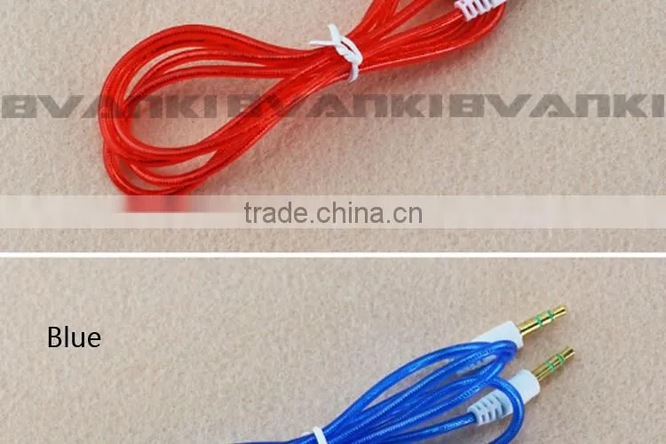 new products 2016 Car AUX Stereo Jack 3.5MM Audio Cable For Sale