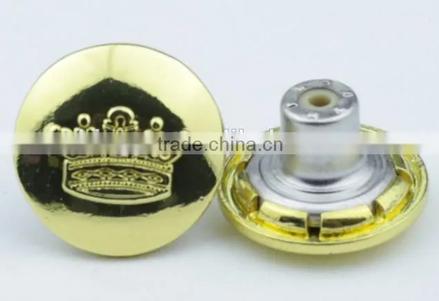 Sedex Audited Factory Metal Jeans Button For Jacket and Jeans Clothes