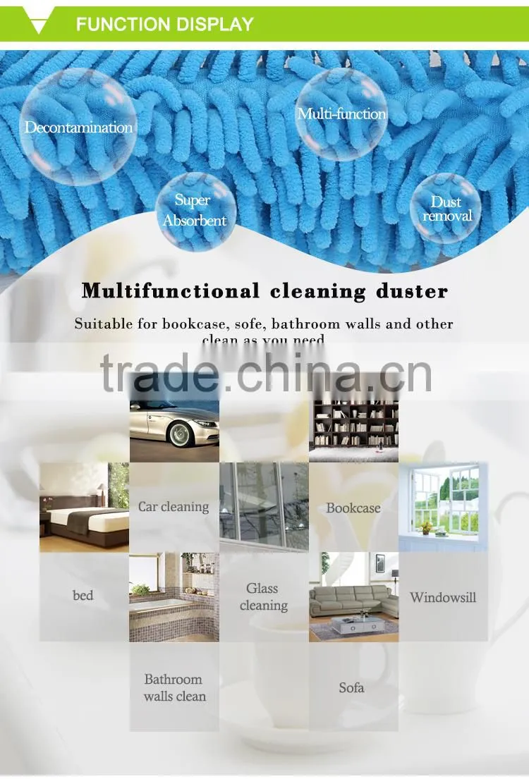 Roto telescopic microfiber duster