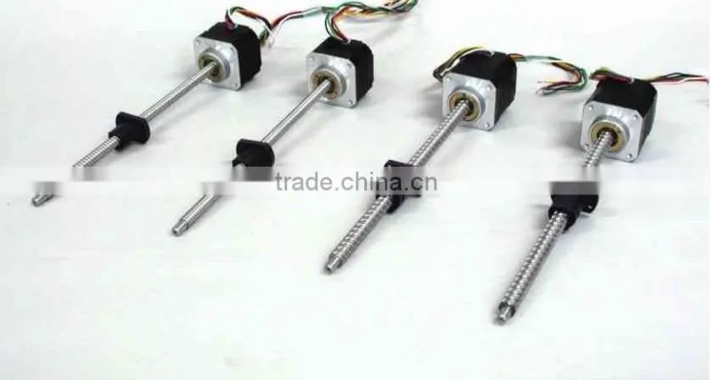 1.8 stepper motor lead screw nut acme motor with shaft Tr8*8 ,3d printer for in and cnc glass hobbyist