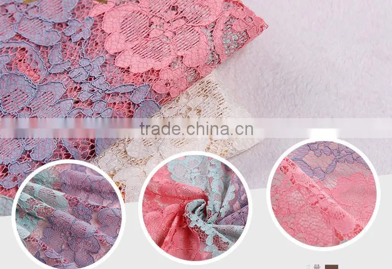 Alibaba most popular wholesale french lace fabric 2016 for wedding embroidered french tulle lace fabric