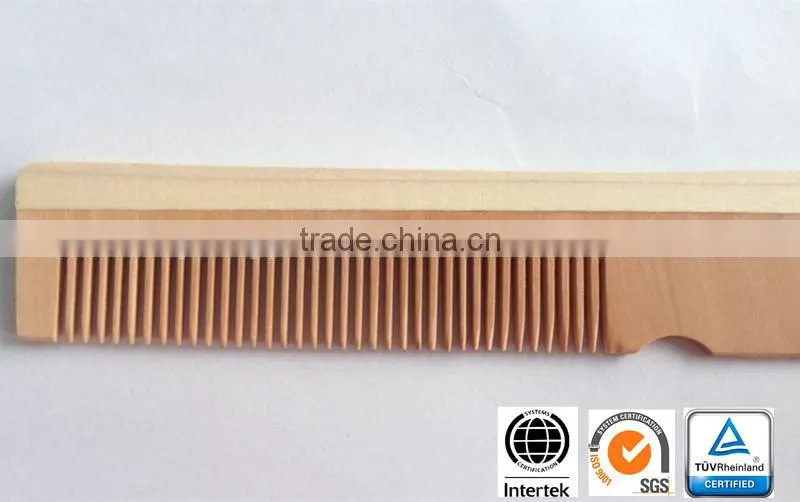 Nature color hair wood comb