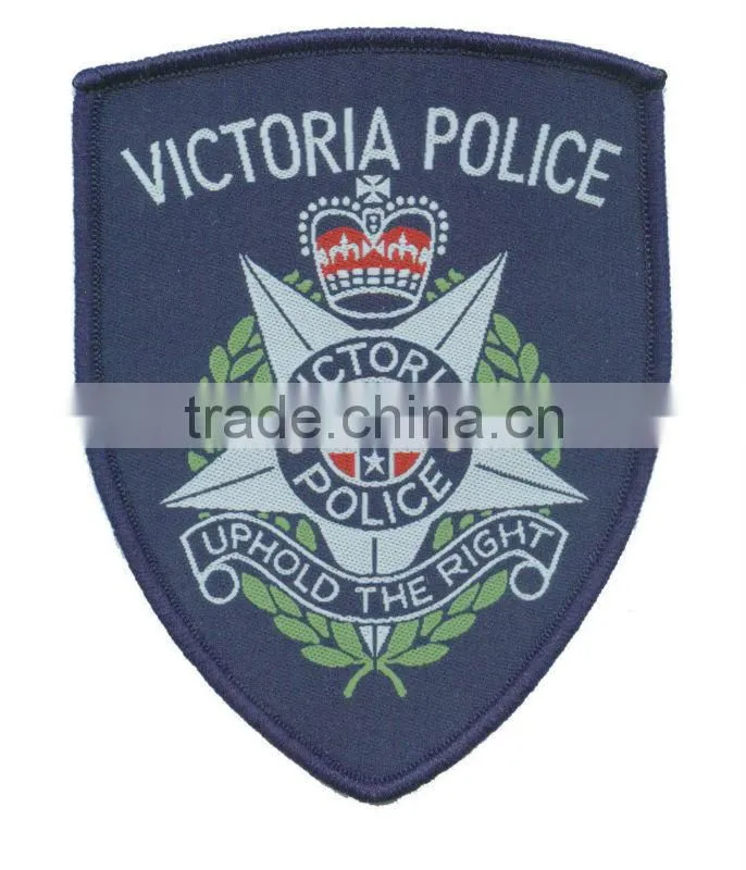 Durable, low price, fashionable machine embroidery woven badges