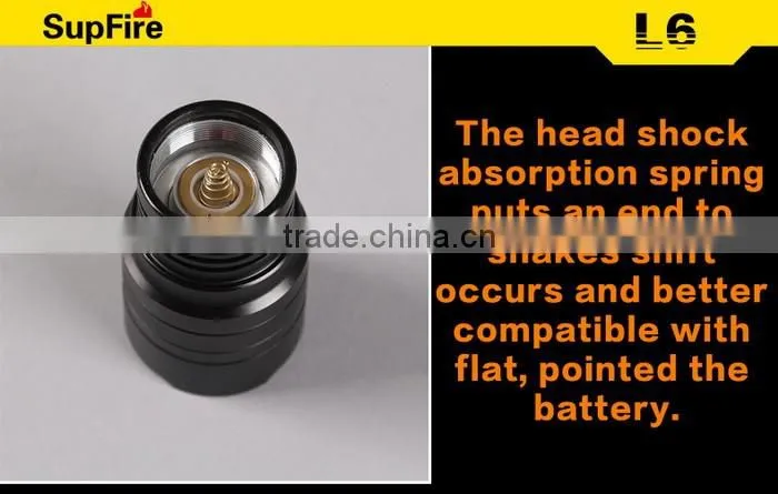 Long range rechargeable LED Flashlight