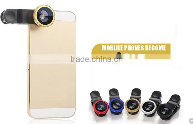 universal clip fisheye lens for samsung s4 mobile phone and iphone