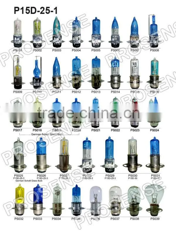 super white 12v 35/35w motorcycle bulb for AX100