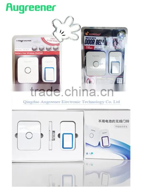 with high quality of batteryfree doorbell AG101N no battery no cabling doorbell Plug in Qingdao