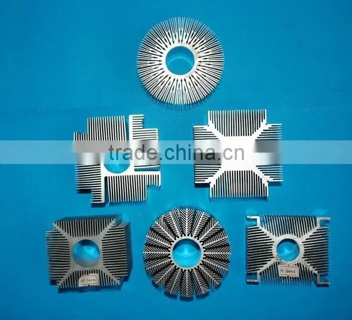 Hot sales LED housing lighting heat sink Aluminum extrusion profiles for Electronic parts