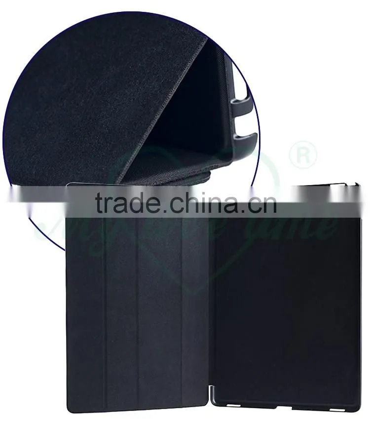 Factory Newest Leather Tablet Holster for Ipad pro with Stand