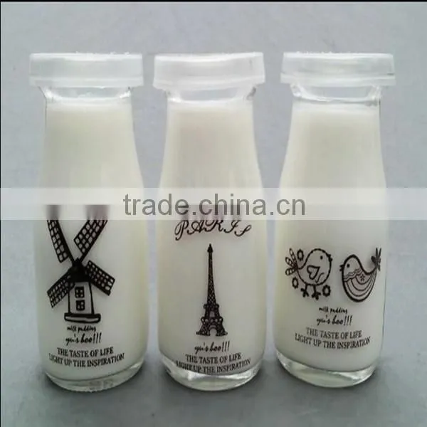 alibaba silk screen printing machine for milk bottle glass bottle printing