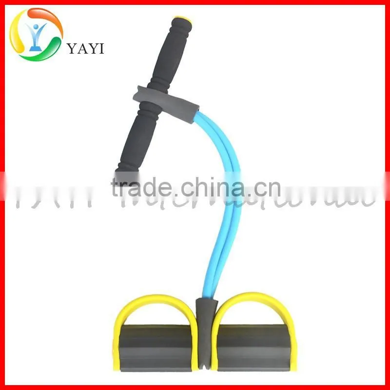 Body Building Expander Latex Tube Foot Elastic Pull Rope