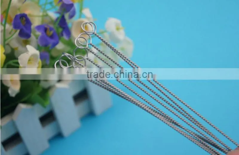 Factory Price Stainless Steel Metal Straw Brush Cleanser Cleaner