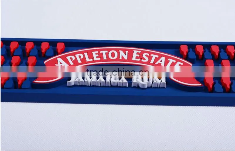 Drinkpromo branded bar mat PVC rubber bar mat