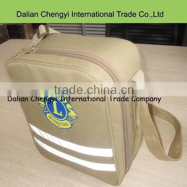 Lightweight solid color foldable polyester travel sports duffel bags