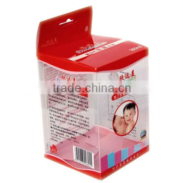 cheap baby gift box clear pp baby teethers packaging