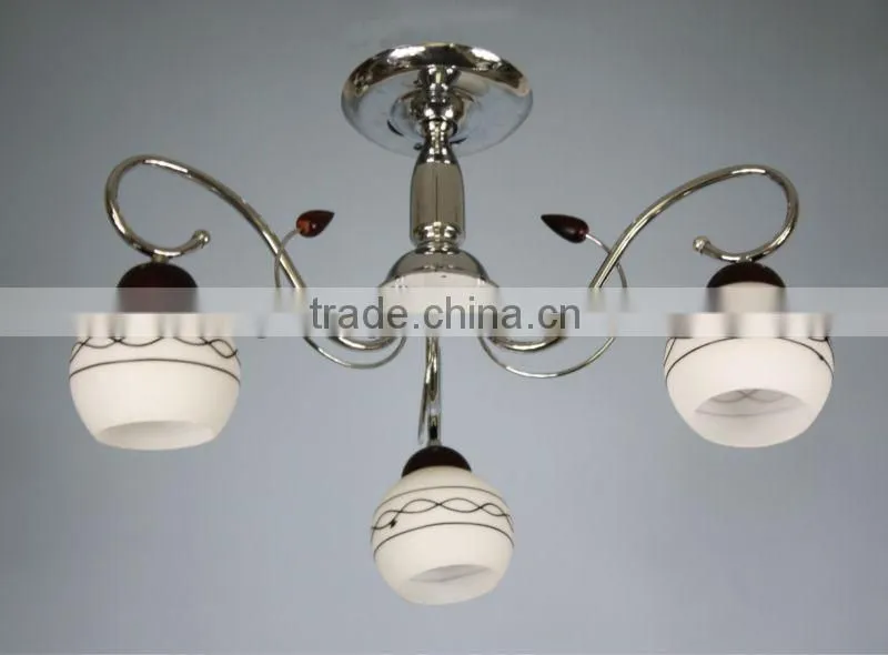 Modern glass ball chandelier lighting fixture / indoor decoration chandelier lighting