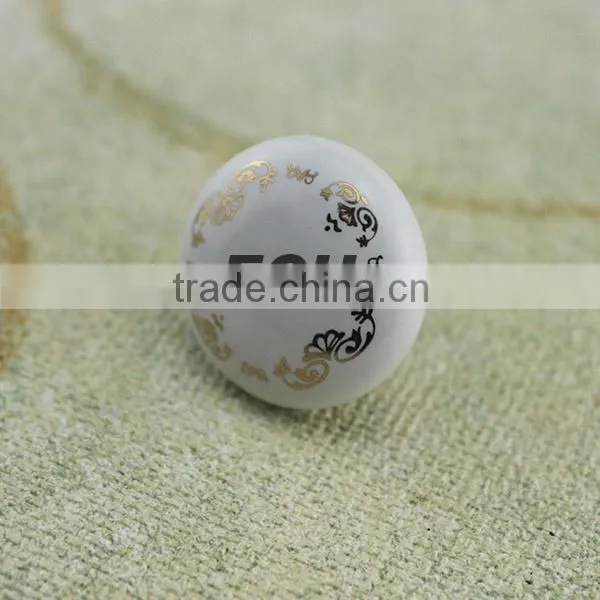 High quality ceramic kids wardrobe door knobs
