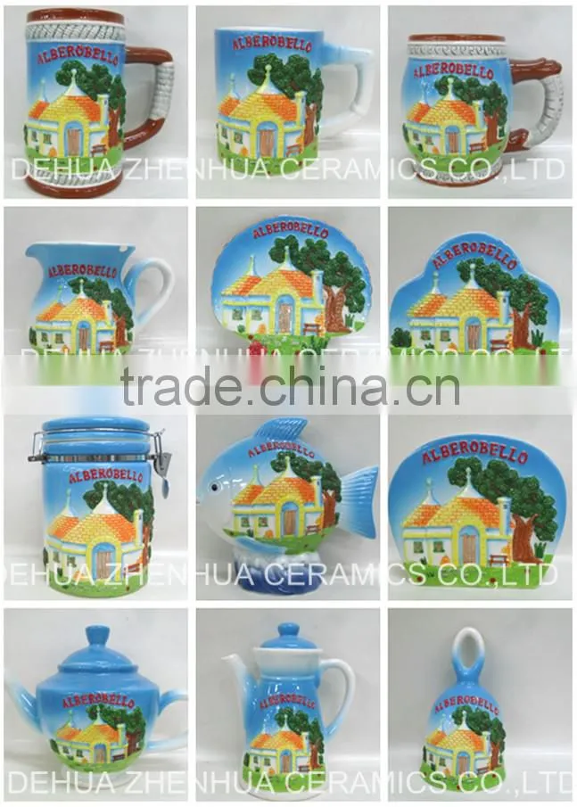 Medugorje ceramic souvenir hanpanting spoon