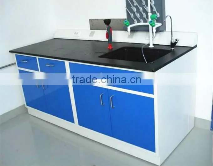 Dental steel lab work table sink table