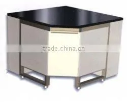 hexagon table workbench for chemistry laboratory