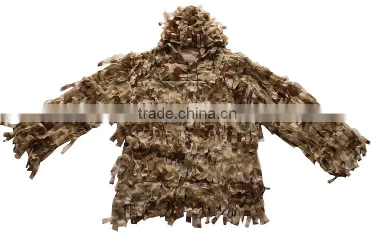 2015 NEW 3-D camo camouflage suit ghillie suit hunting jacket hunting pants