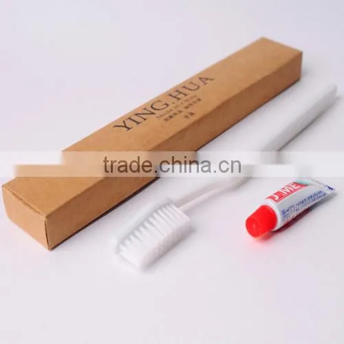 Single using no transparent white cheap toothbrush