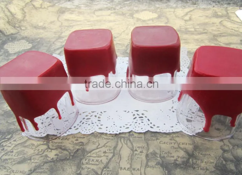 Decorative Burgundy Sealing Wax Block For Water Glass