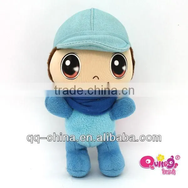 stuffed baby doll keychain