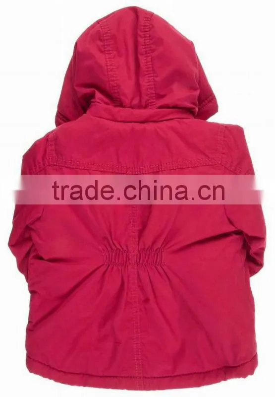 Kids winter jacket with removable hood
